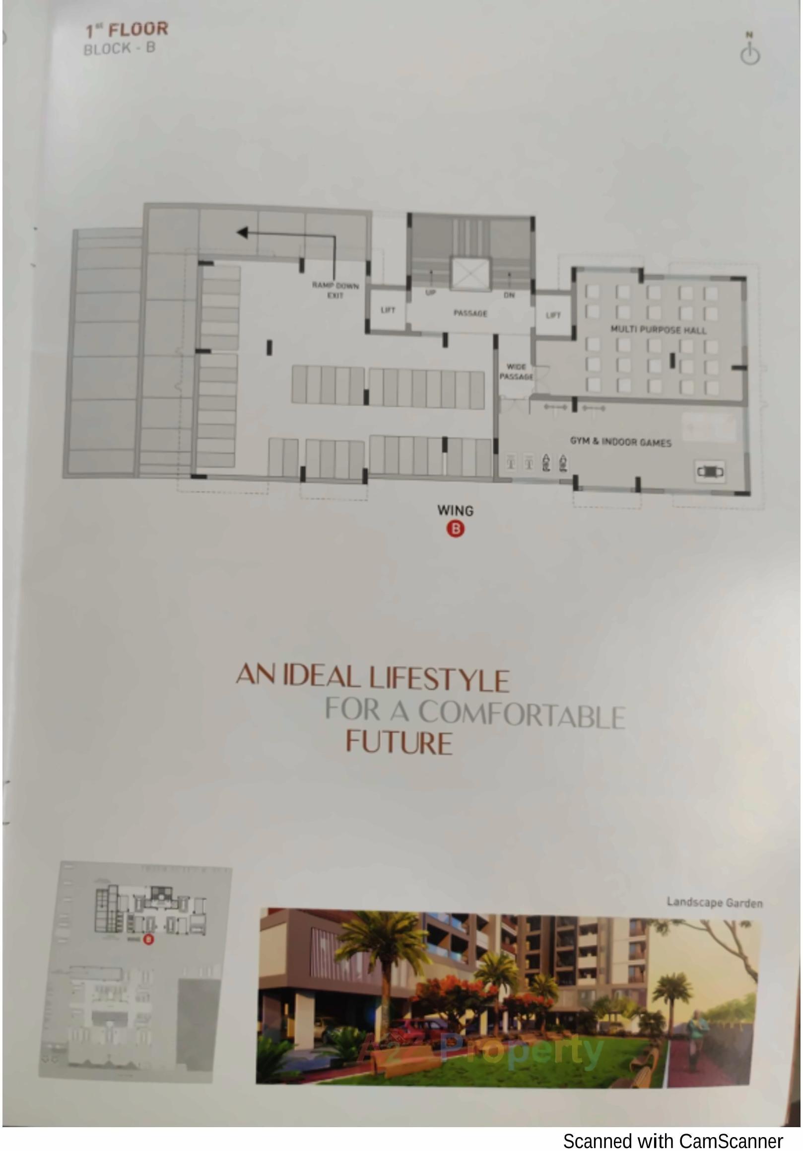 Layout of real estate project Shreeji Heights located at Mavdi, Rajkot, Gujarat
