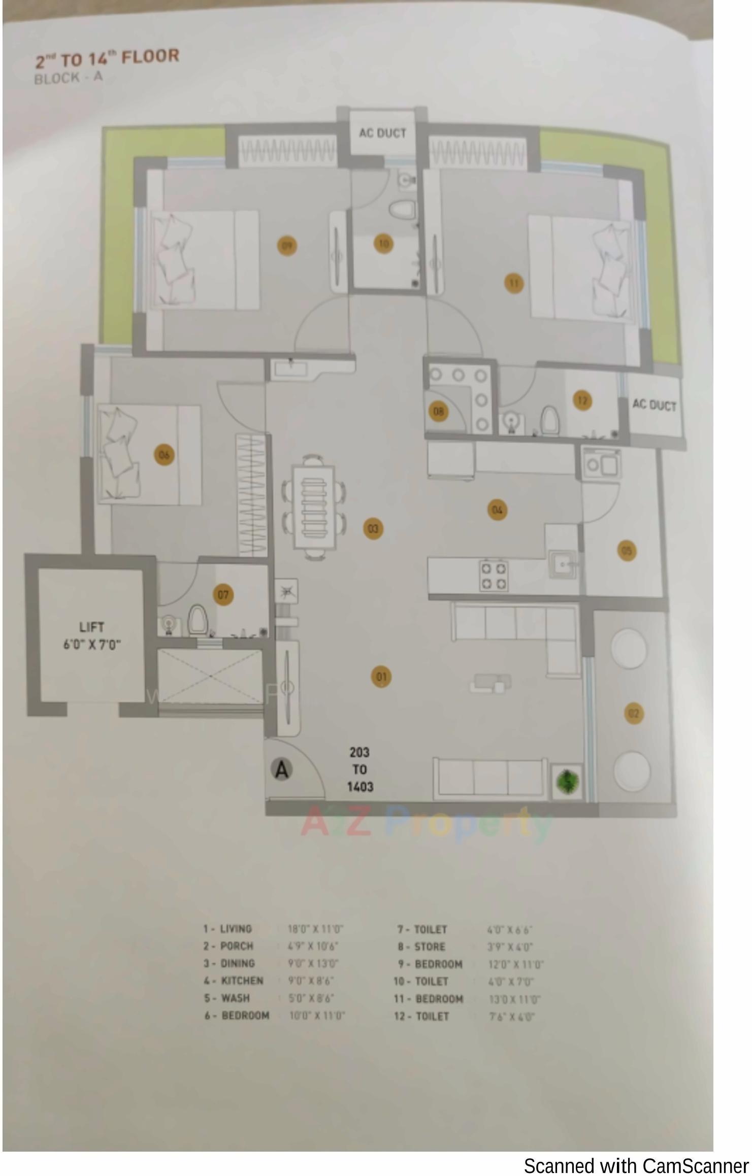 Layout of real estate project Shreeji Heights located at Mavdi, Rajkot, Gujarat
