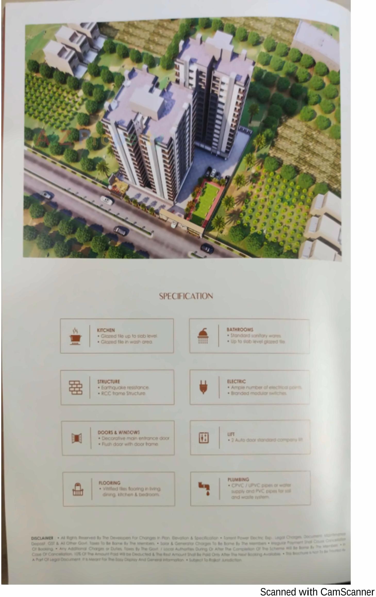  of real estate project Shreeji Heights located at Mavdi, Rajkot, Gujarat