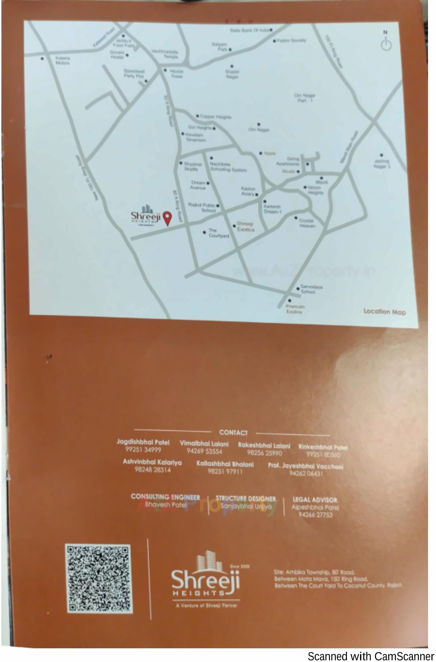  of real estate project Shreeji Heights located at Mavdi, Rajkot, Gujarat