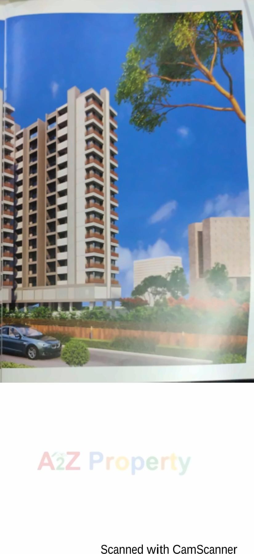 3D Elevation of real estate project Shreeji Heights located at Mavdi, Rajkot, Gujarat