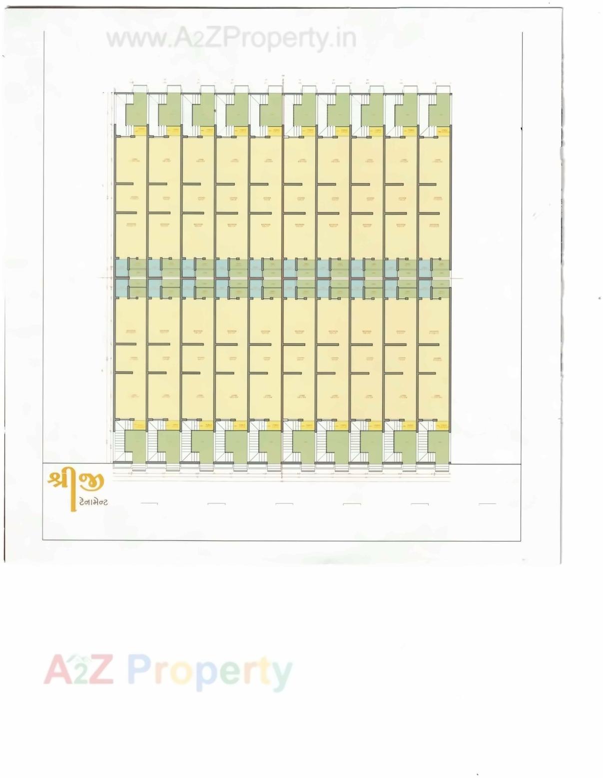 Layout of real estate project Shreeji Tenament located at Methoda, Rajkot, Gujarat