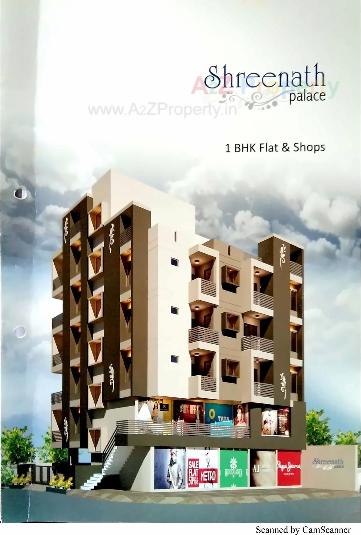 3D Elevation of real estate project Shreenath Palace located at Mavdi, Rajkot, Gujarat