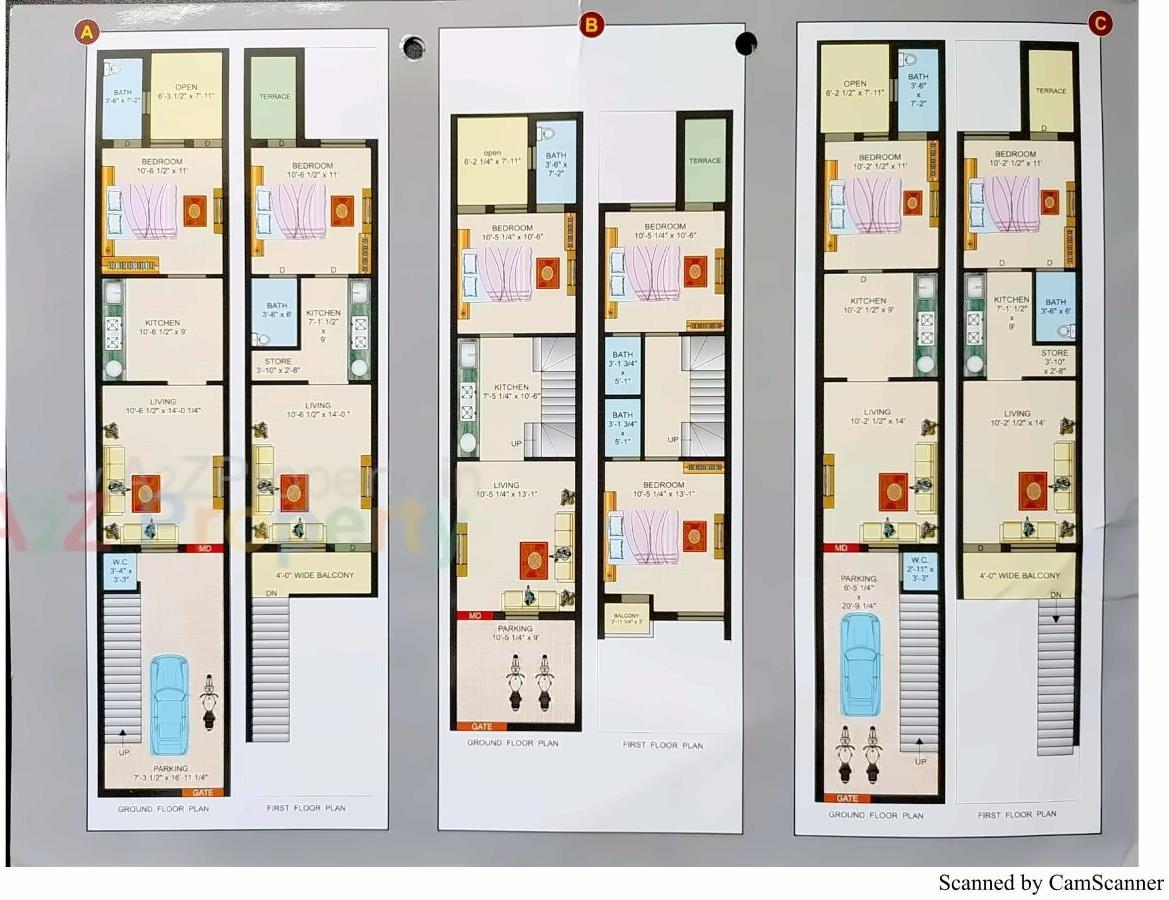 Layout of real estate project Shreenathji Bunglows located at Metoda, Rajkot, Gujarat