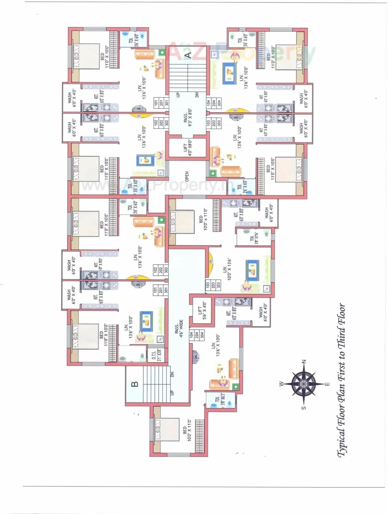 Layout of real estate project Shri Raj Complex located at Ratanpur, Rajkot, Gujarat