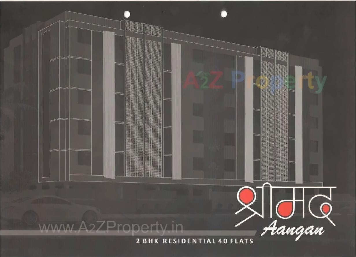 3D Elevation of real estate project Shrimad Aangan located at Rajkot, Rajkot, Gujarat