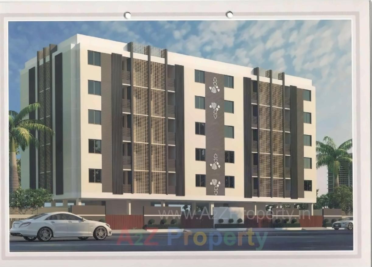 3D Elevation of real estate project Shrimad Aangan located at Rajkot, Rajkot, Gujarat