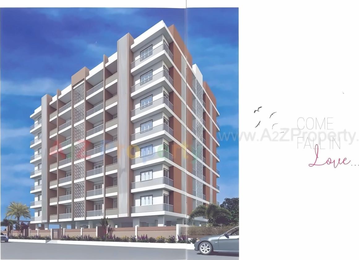 3D Elevation of real estate project Shubh Nivas located at Rajkot, Rajkot, Gujarat