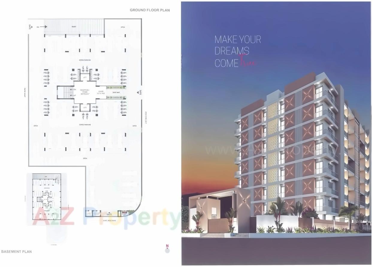 Layout of real estate project Shubh Nivas located at Rajkot, Rajkot, Gujarat