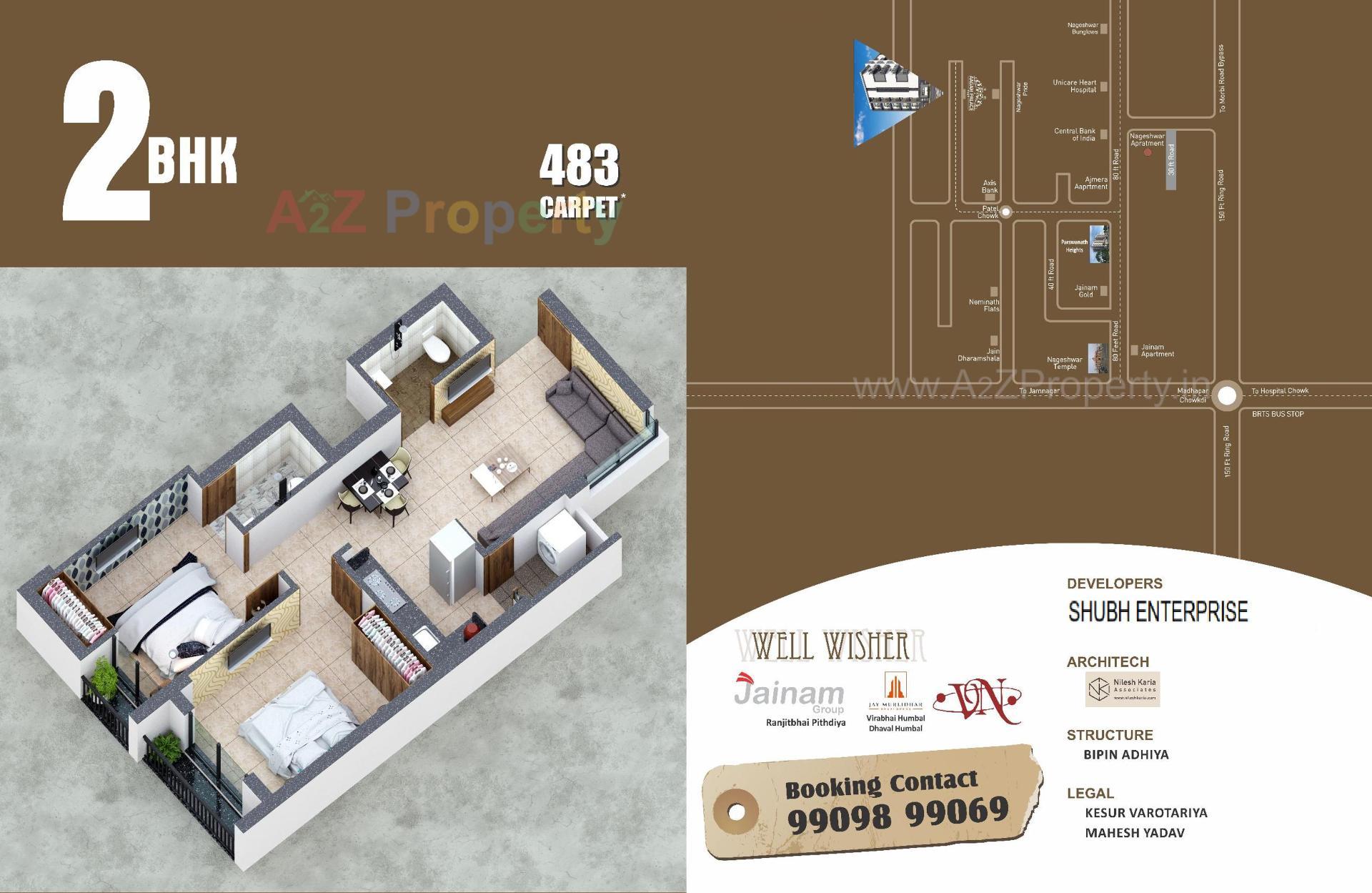  of real estate project Shubh Palace located at Ghanteshwar, Rajkot, Gujarat