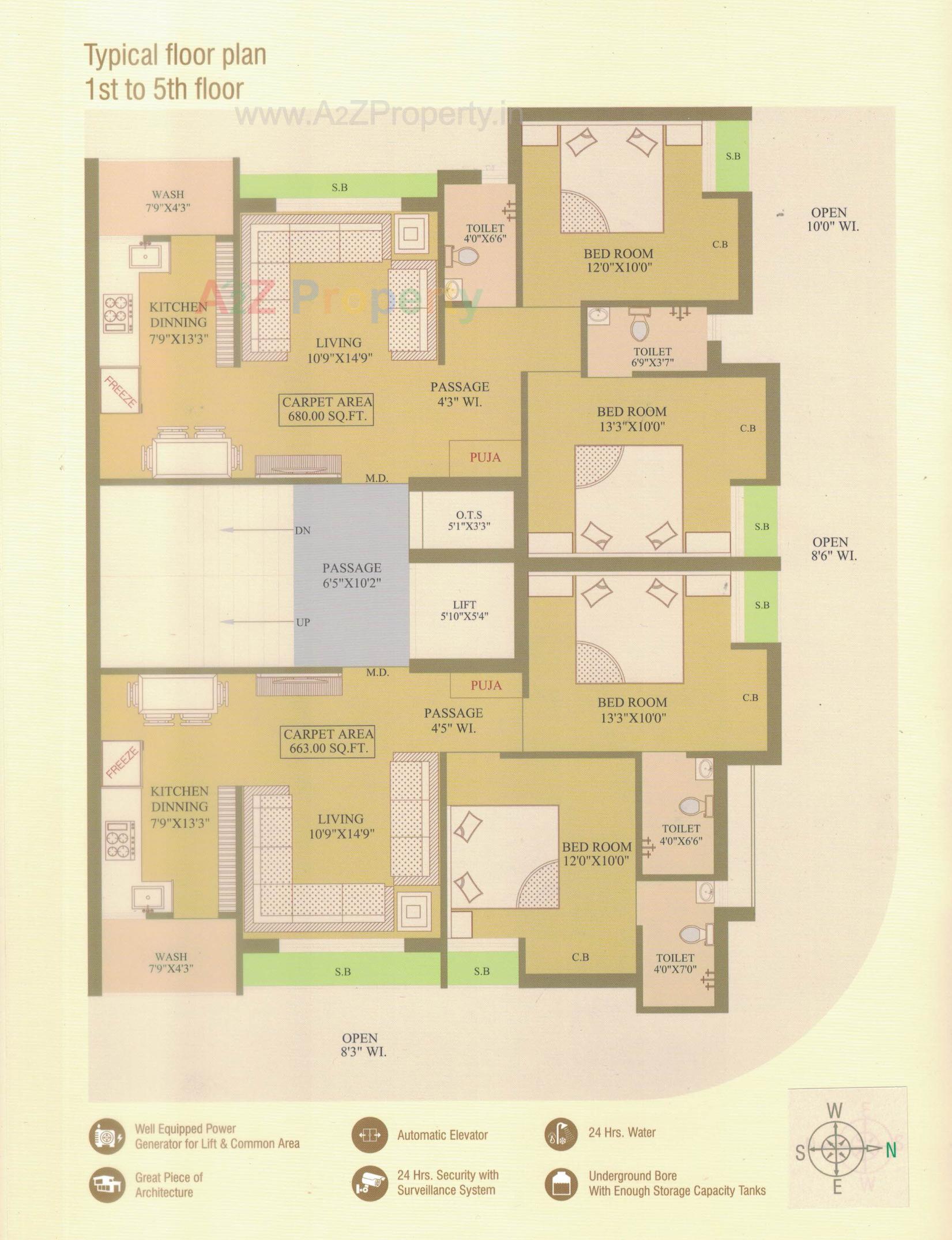 Layout of real estate project Shubh Palace located at Raiya, Rajkot, Gujarat