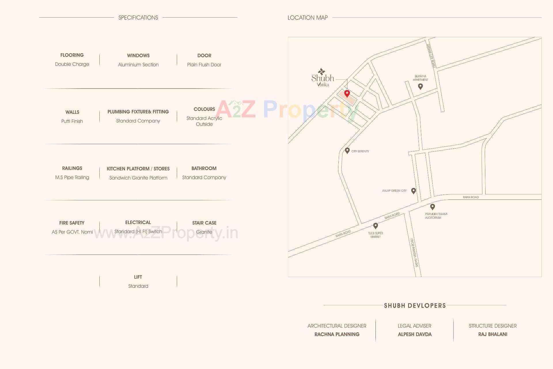  of real estate project Shubh Vatika located at Raiya, Rajkot, Gujarat