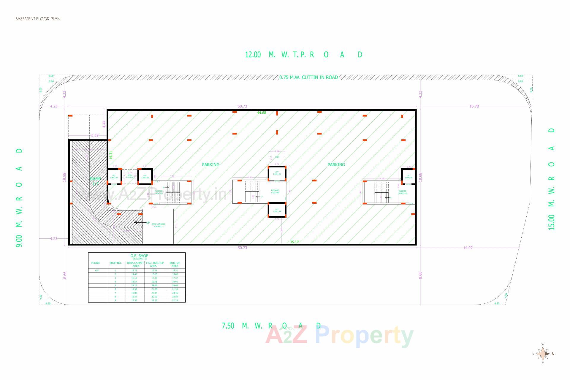 Layout of real estate project Shubh Vatika located at Raiya, Rajkot, Gujarat