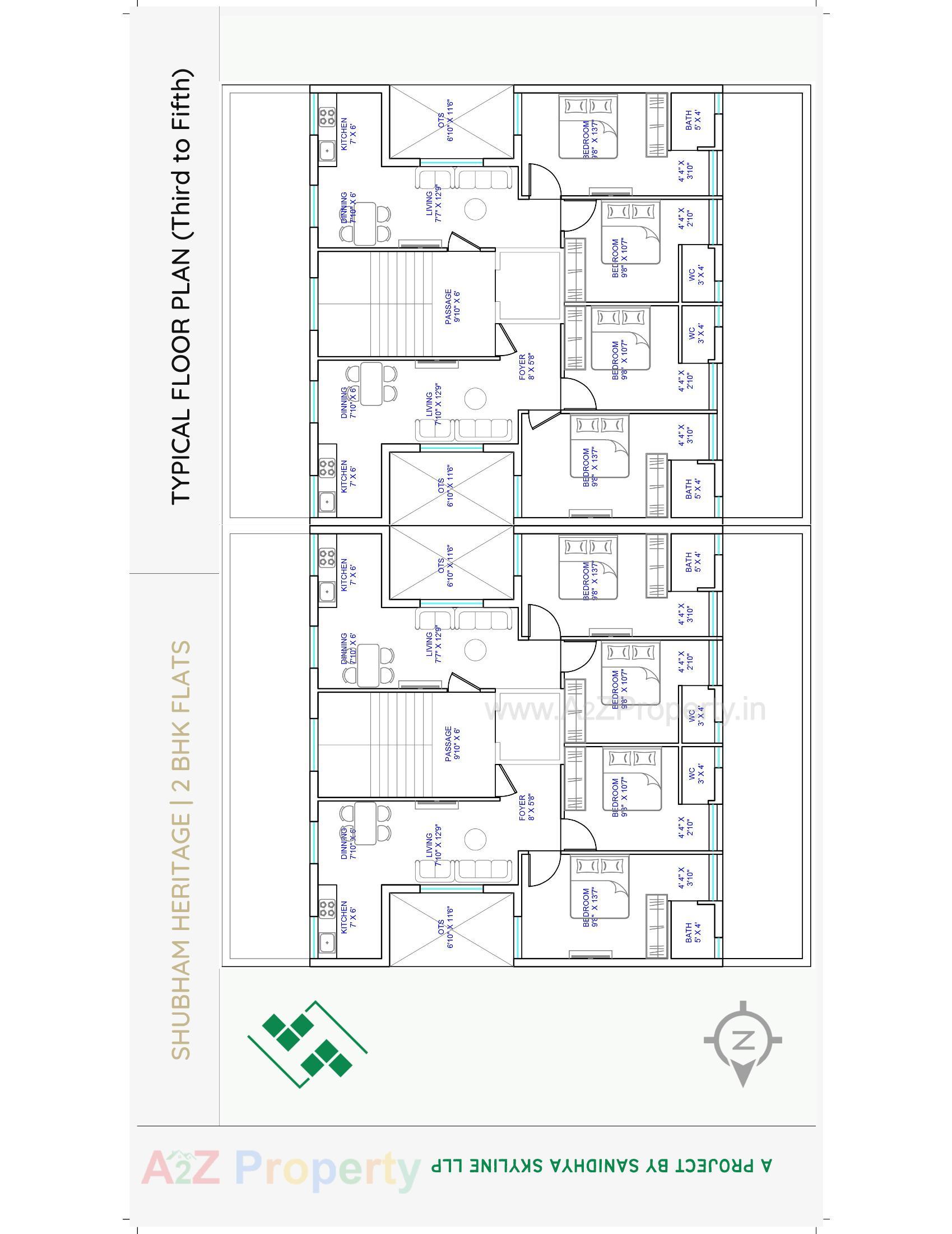 Layout of real estate project Shubham Heritage located at Rajkot, Rajkot, Gujarat