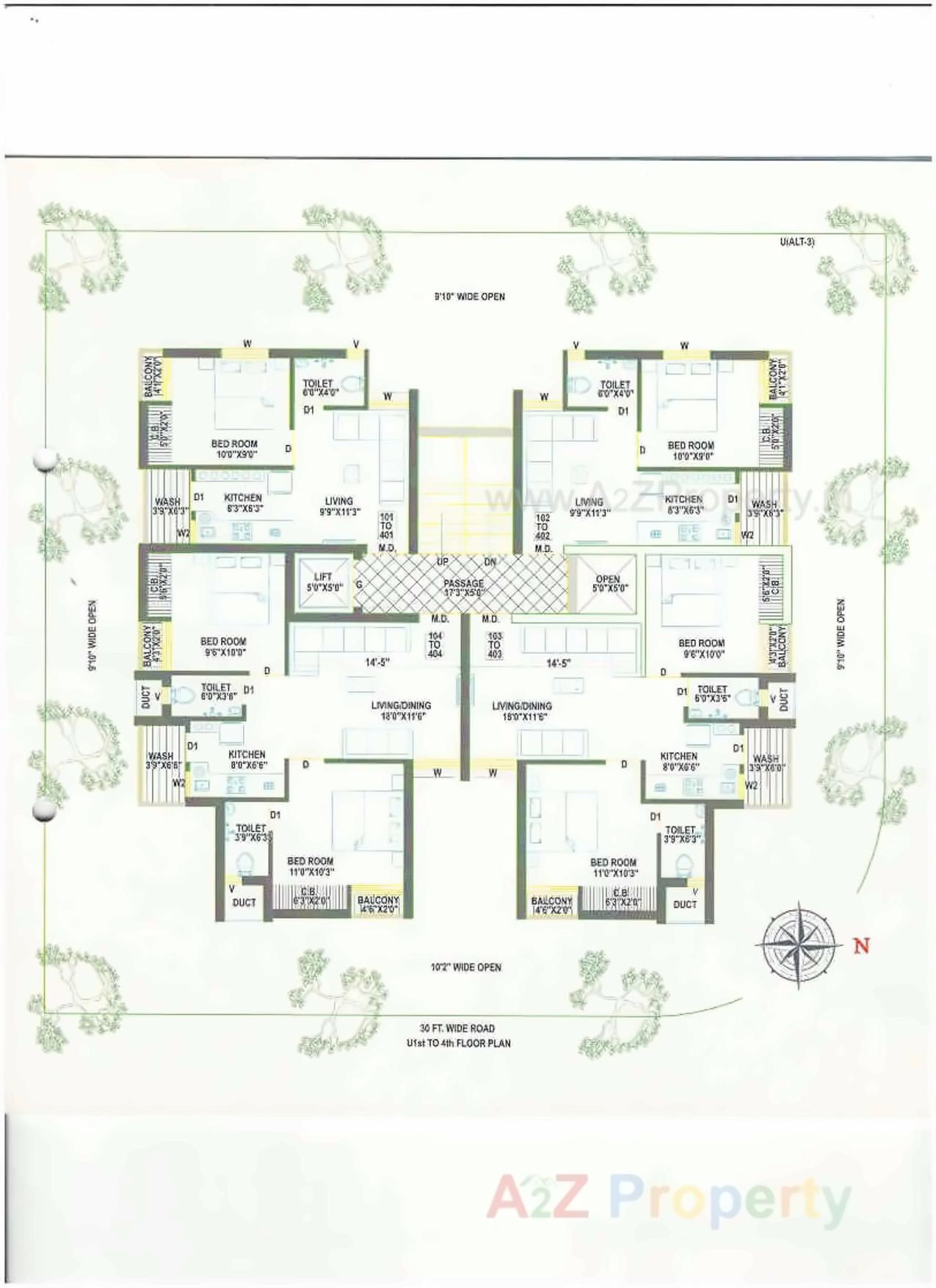Layout of real estate project Shyam Residency located at Metoda, Rajkot, Gujarat