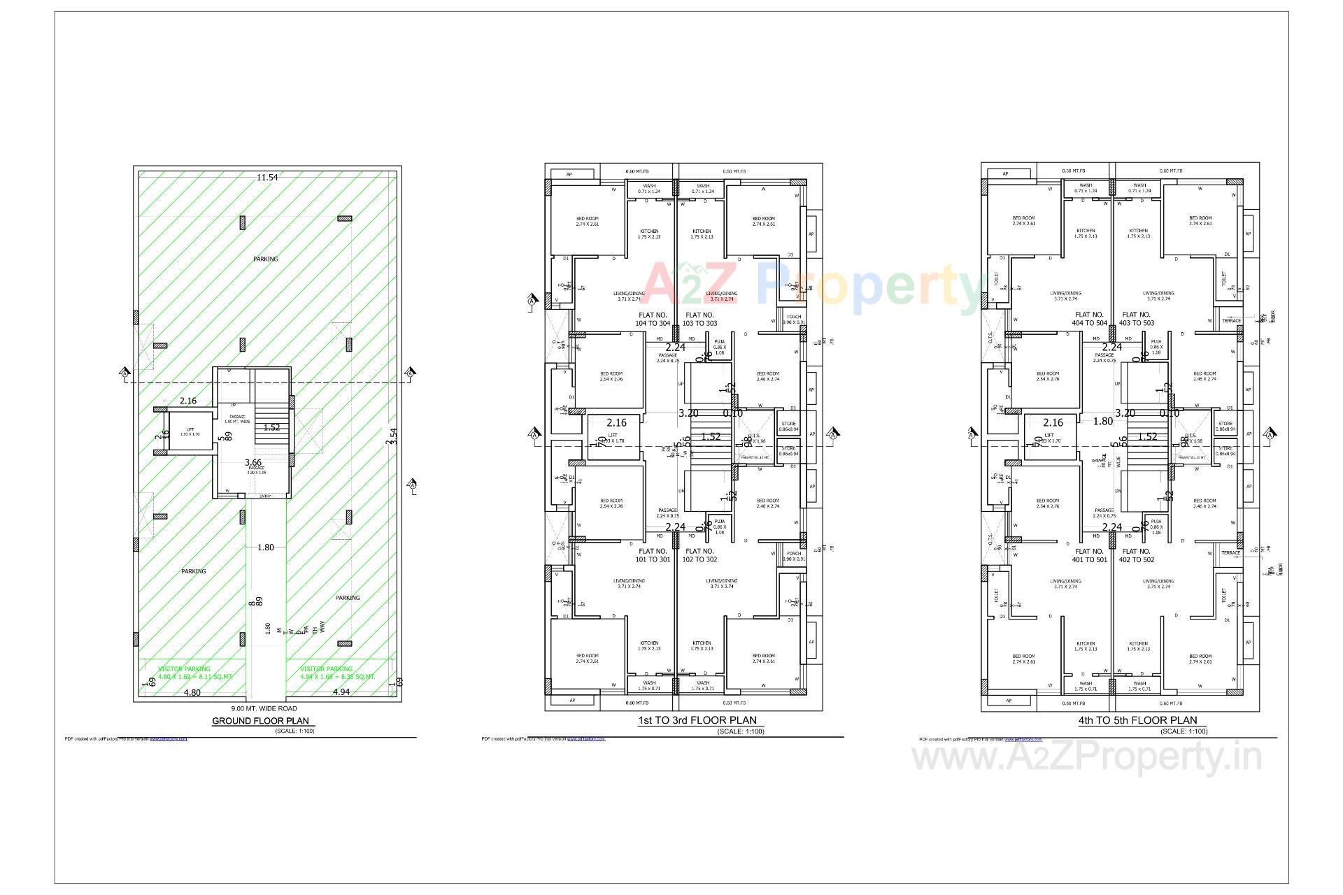 Layout of real estate project Shyama located at Ghanteshvar, Rajkot, Gujarat