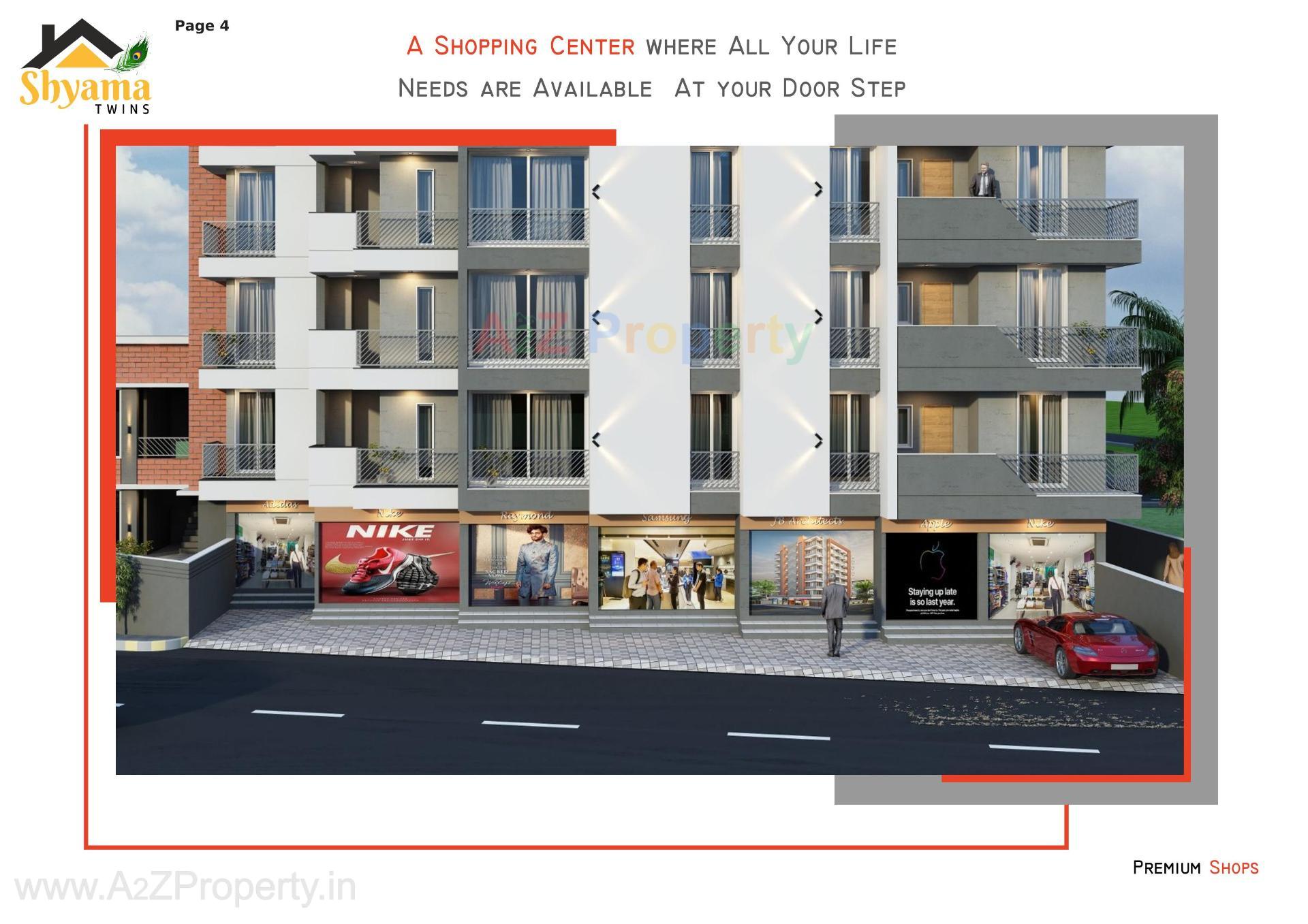  of real estate project Shyama Twins located at Ghanteshwar, Rajkot, Gujarat