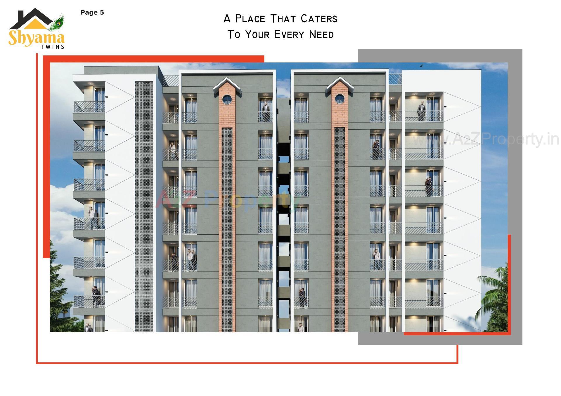  of real estate project Shyama Twins located at Ghanteshwar, Rajkot, Gujarat