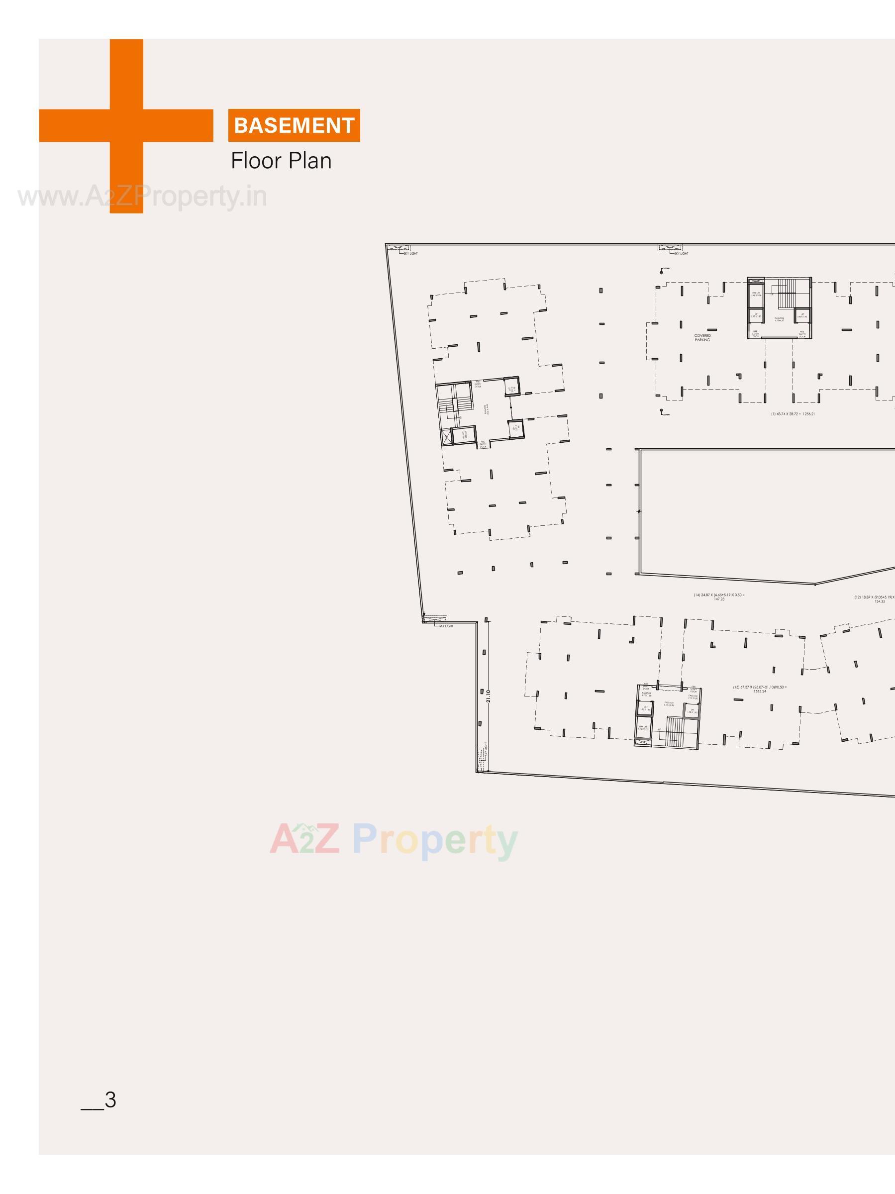 Layout of real estate project Shyamal Shashwat located at Motamava, Rajkot, Gujarat