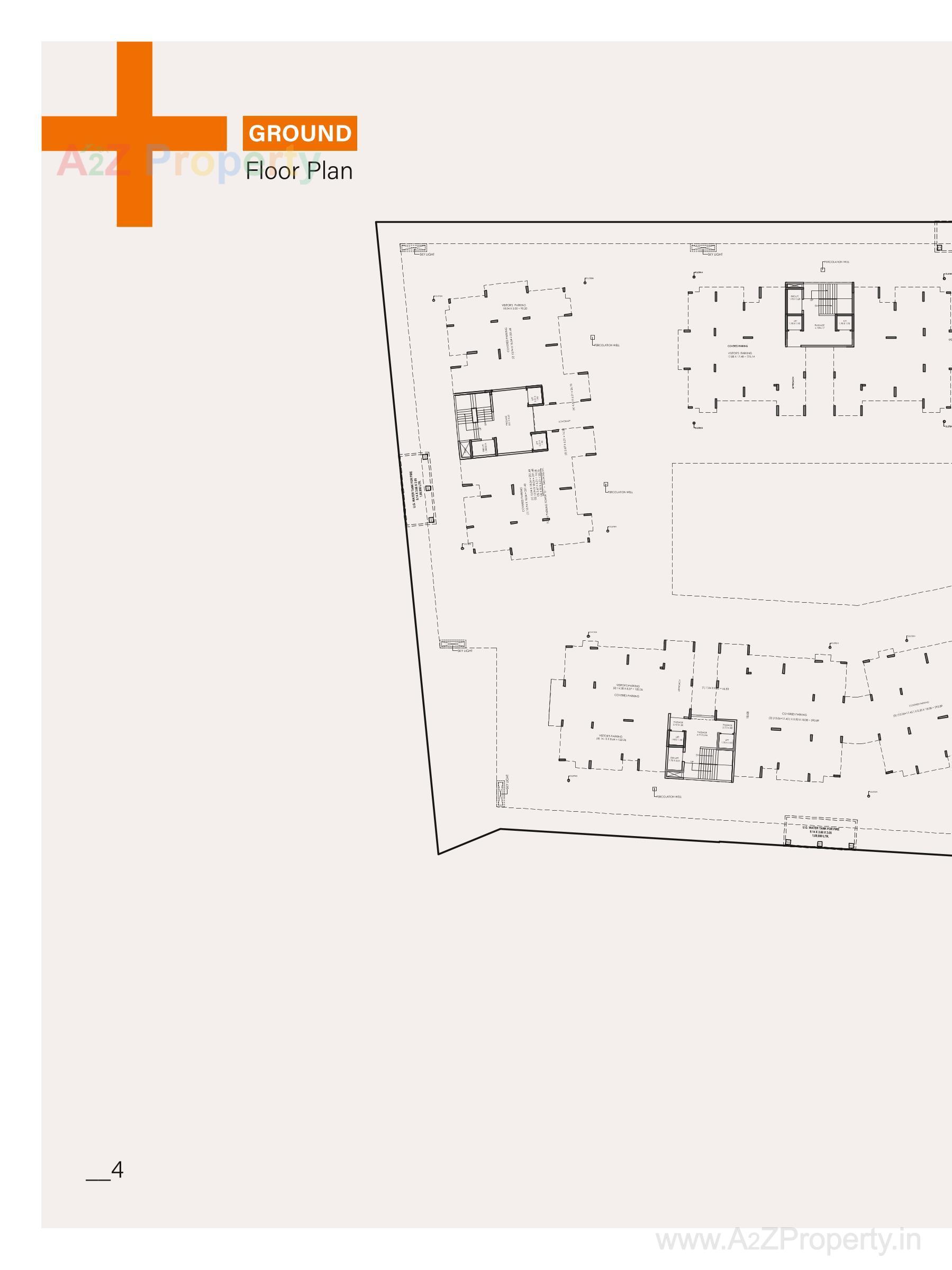 Layout of real estate project Shyamal Shashwat located at Motamava, Rajkot, Gujarat