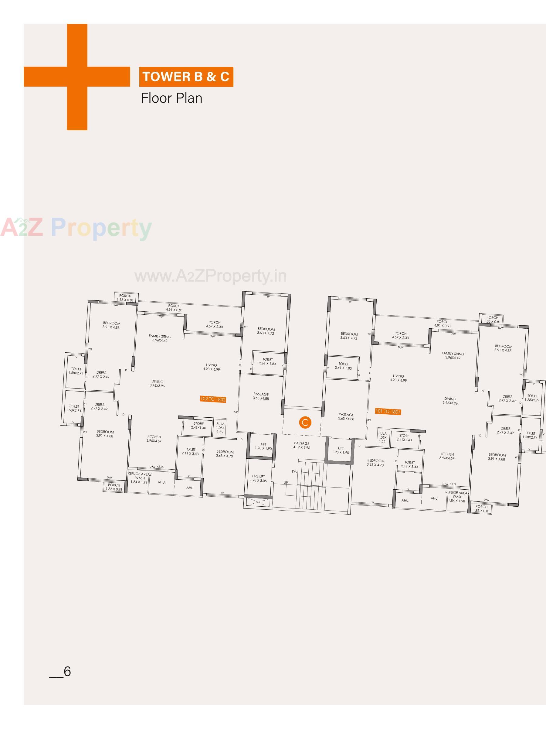 Layout of real estate project Shyamal Shashwat located at Motamava, Rajkot, Gujarat