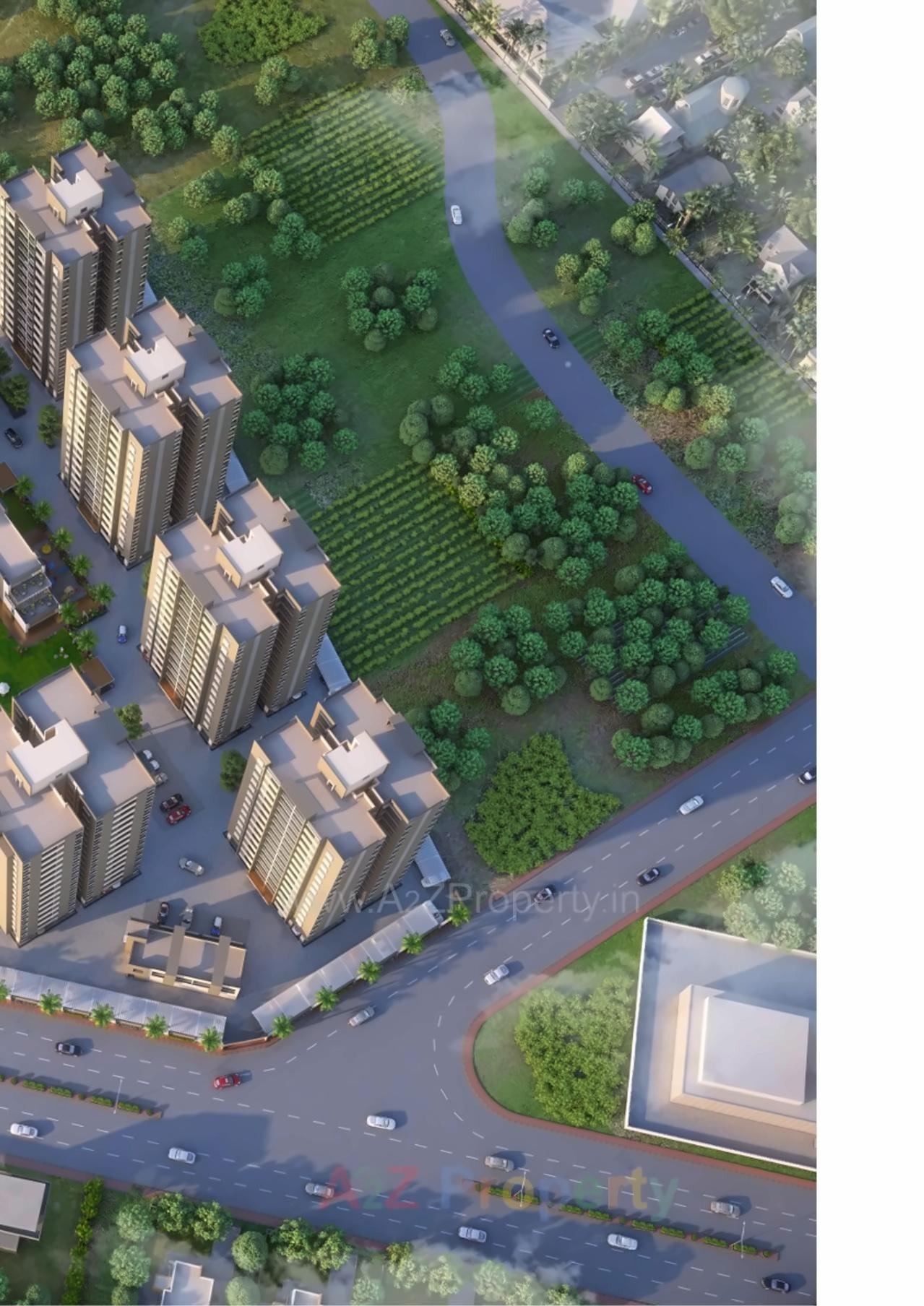 3D Elevation of real estate project Shyamal Upavan located at Mavdi, Rajkot, Gujarat