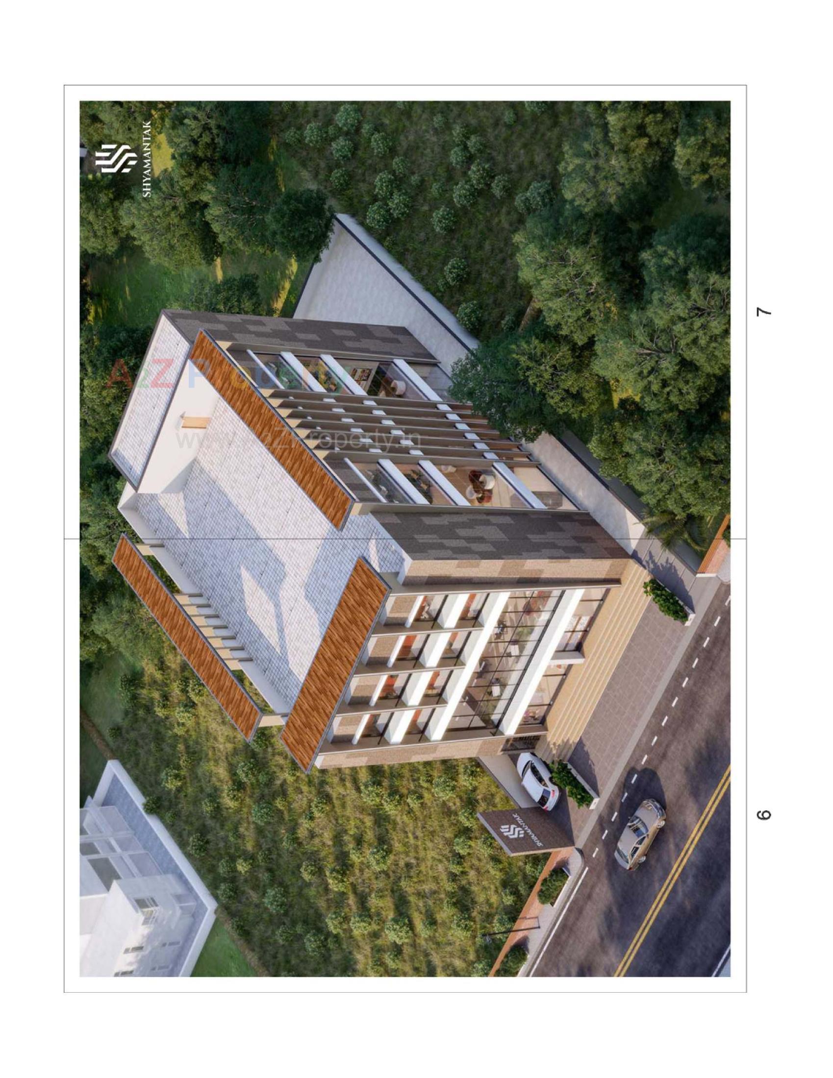 3D Elevation of real estate project Shyamantak located at Rajkot, Rajkot, Gujarat