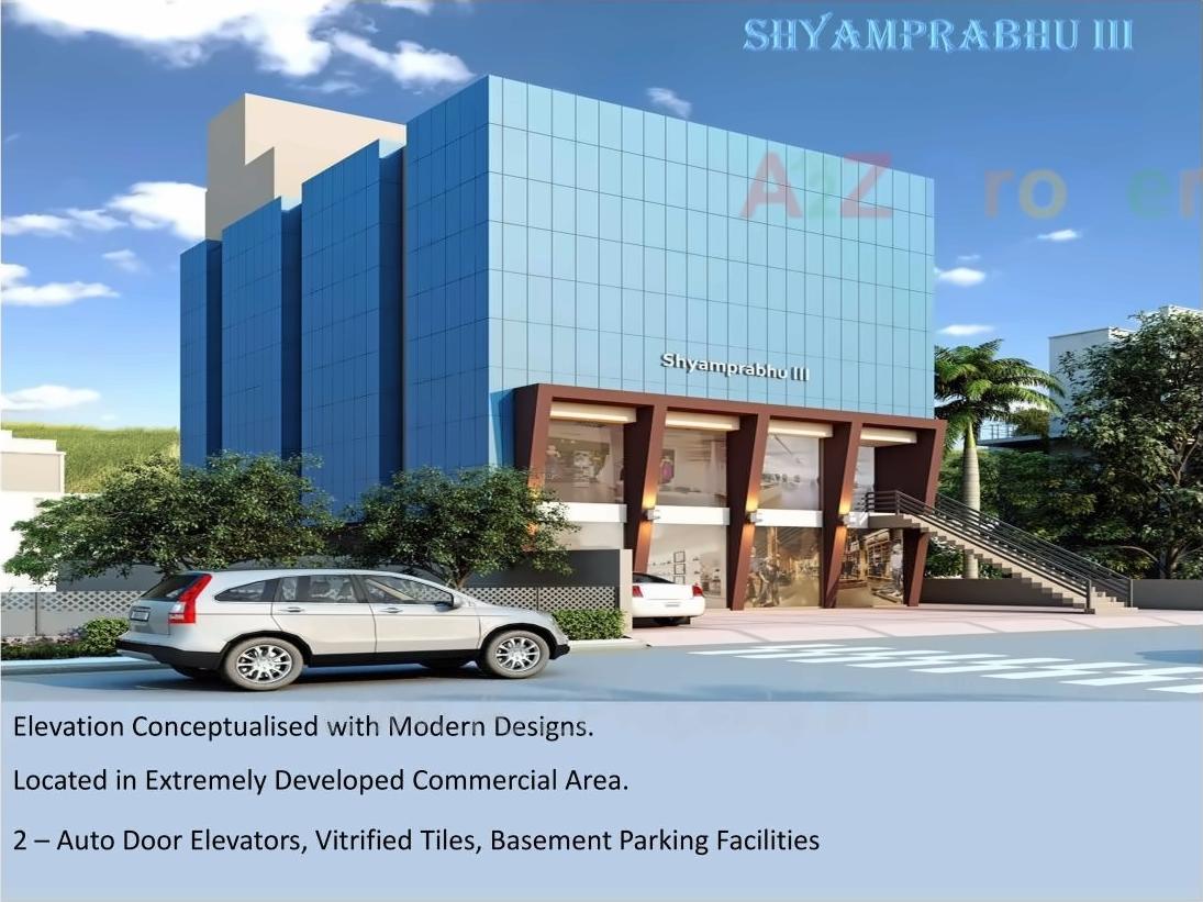 3D Elevation of real estate project Shyamprabhu located at Raiya, Rajkot, Gujarat