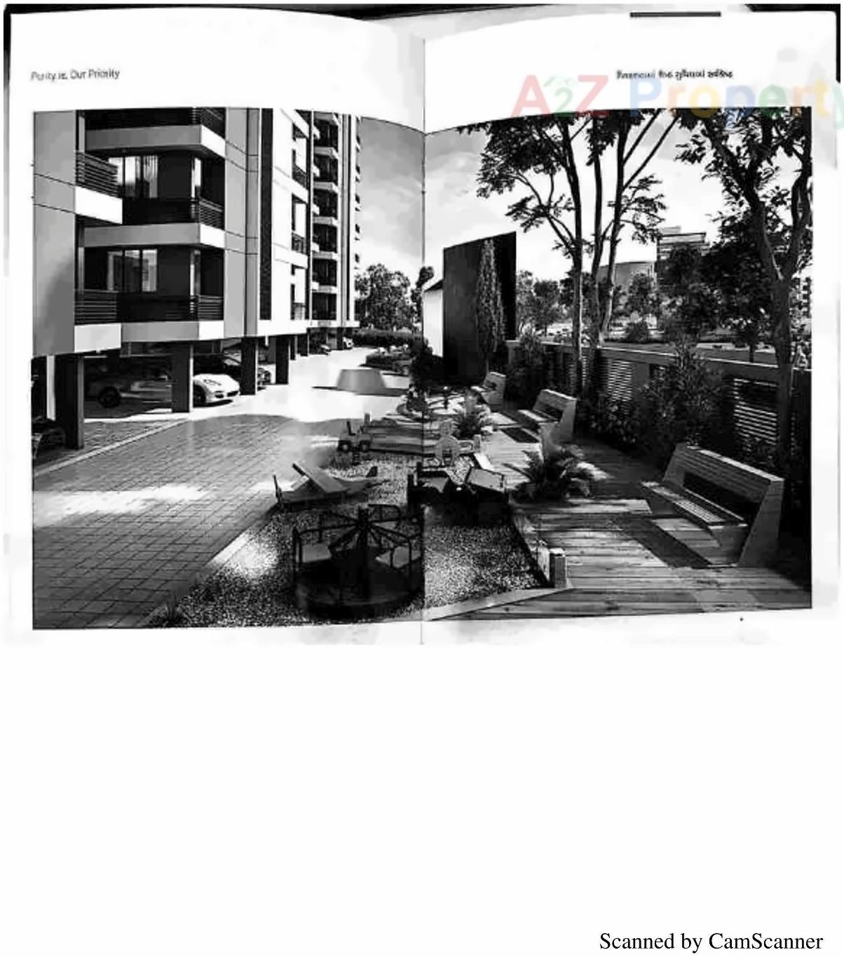 3D Elevation of real estate project Siddhi Heights located at Mavdi, Rajkot, Gujarat