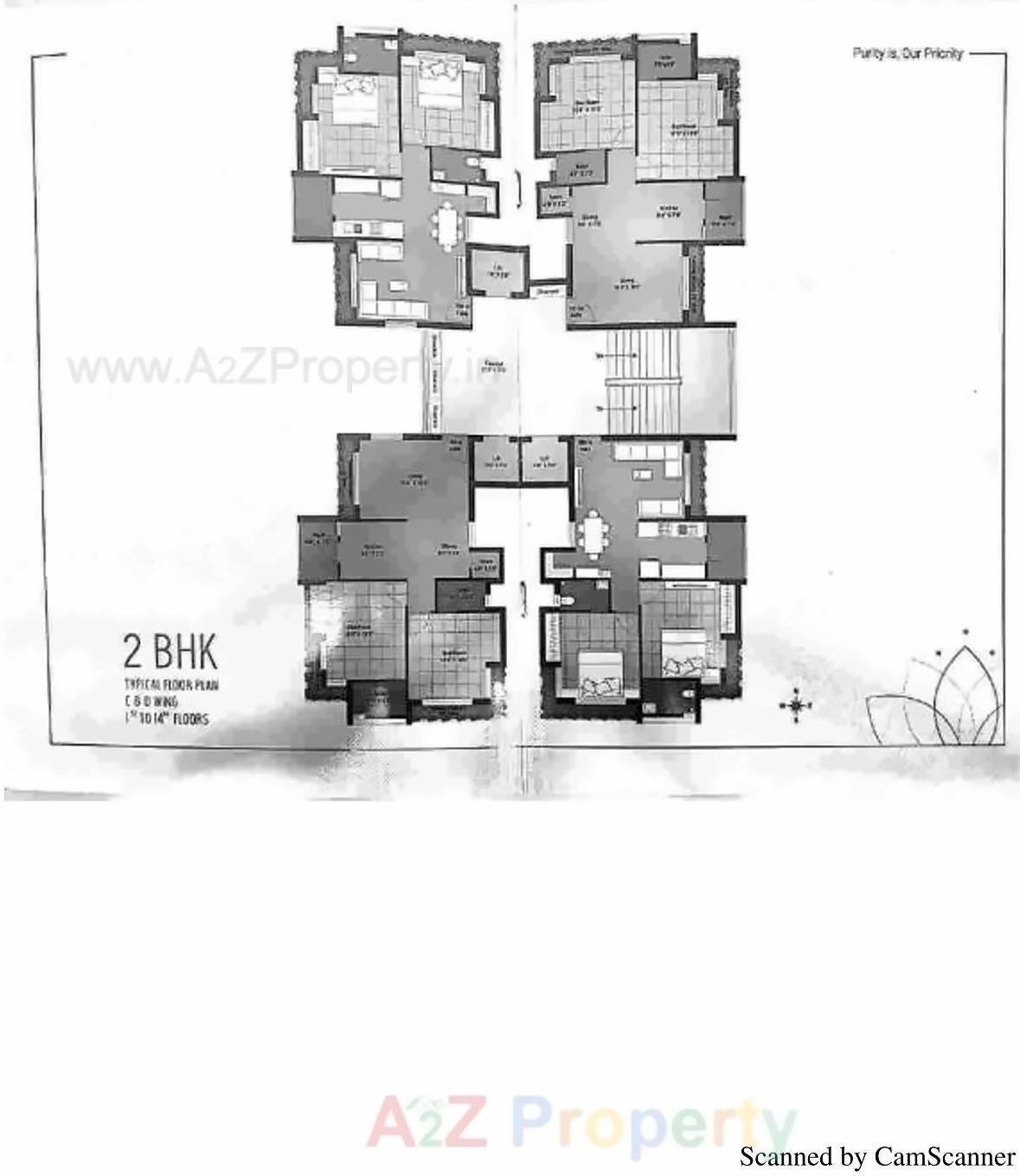 Layout of real estate project Siddhi Heights located at Mavdi, Rajkot, Gujarat