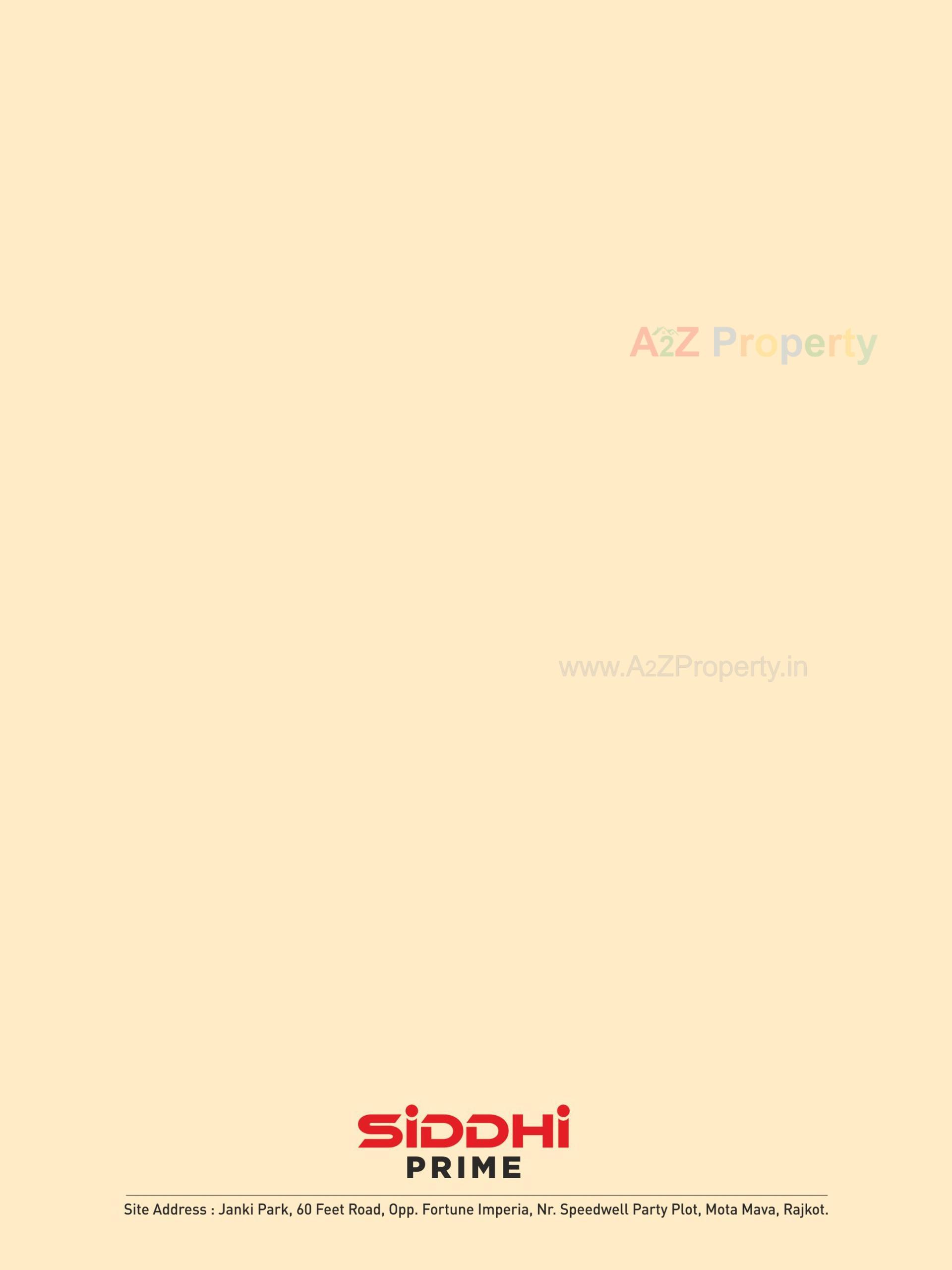  of real estate project Siddhi Prime located at Motamava, Rajkot, Gujarat