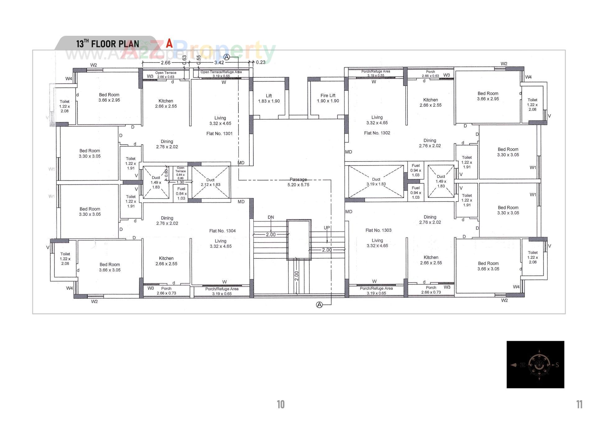 Layout of real estate project Siddhi Sapphire located at Mavdi , Rajkot, Gujarat