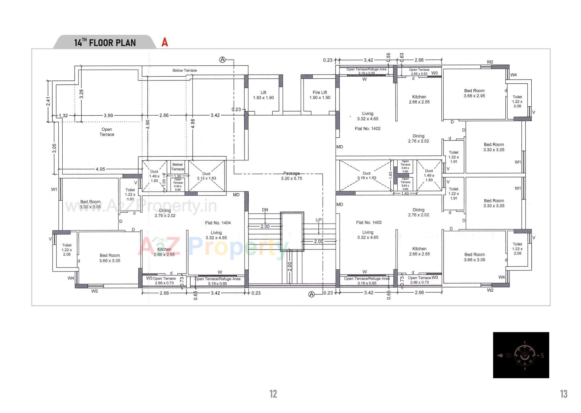 Layout of real estate project Siddhi Sapphire located at Mavdi , Rajkot, Gujarat