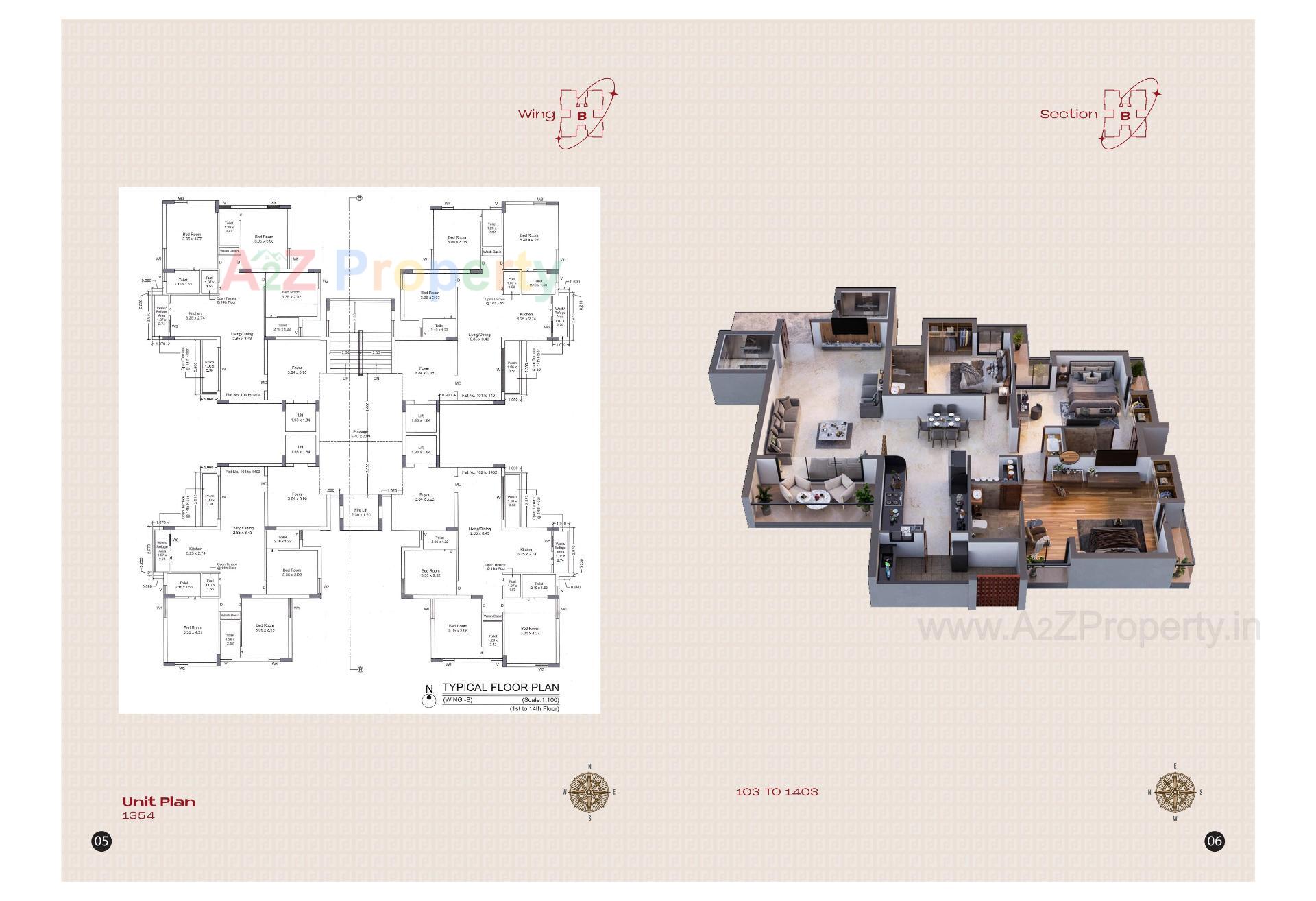 Layout of real estate project Siddhi Space located at Mavdi, Rajkot, Gujarat
