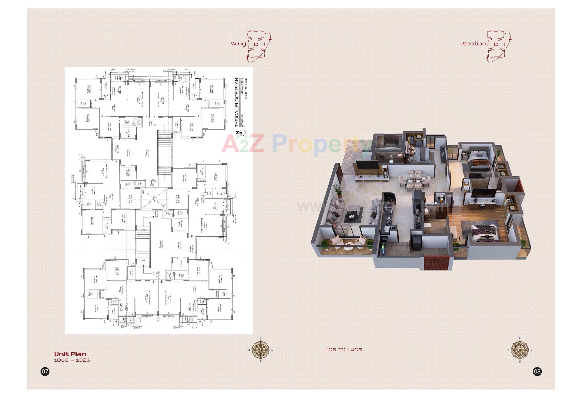 Layout of real estate project Siddhi Space located at Mavdi, Rajkot, Gujarat