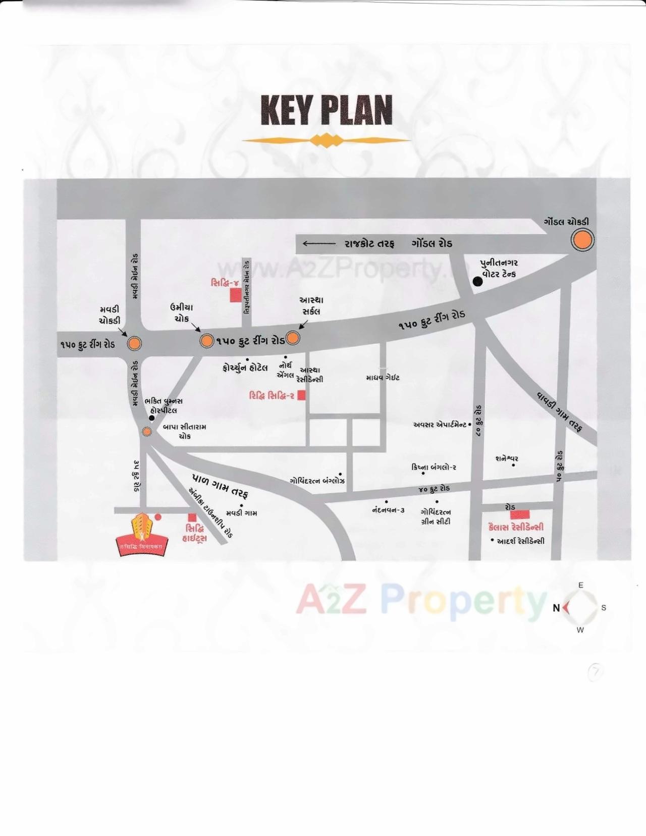  of real estate project Siddhi Vinayak located at Mavdi, Rajkot, Gujarat