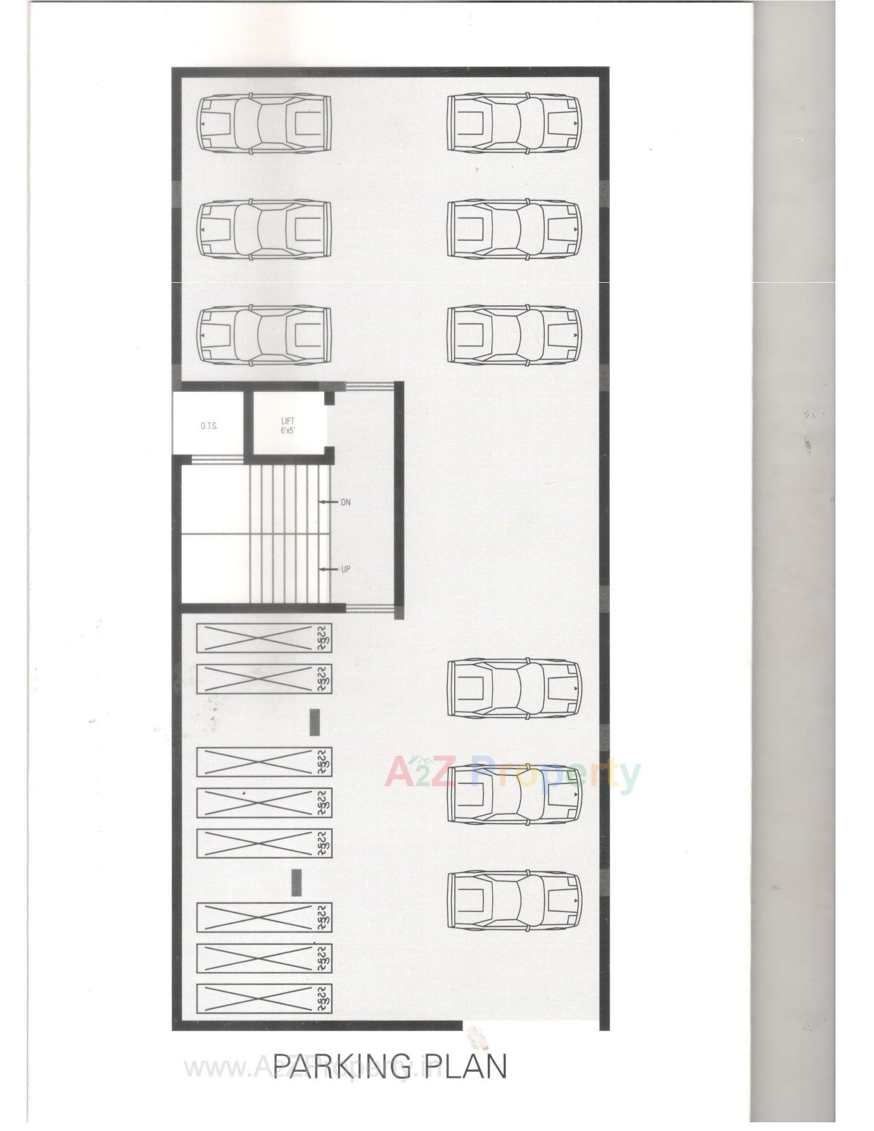 Layout of real estate project Siddhivinayak Residency located at Rajkot, Rajkot, Gujarat