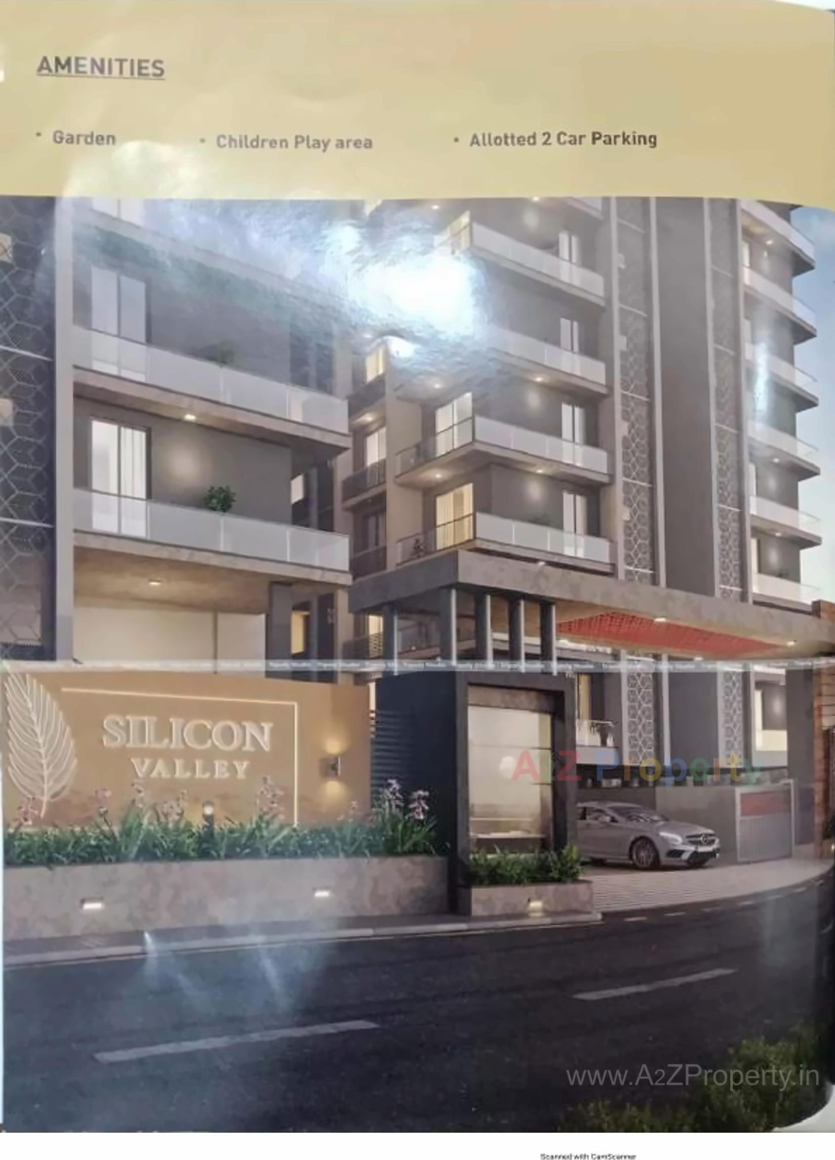 3D Elevation of real estate project Silicon Valley located at Nanamava, Rajkot, Gujarat