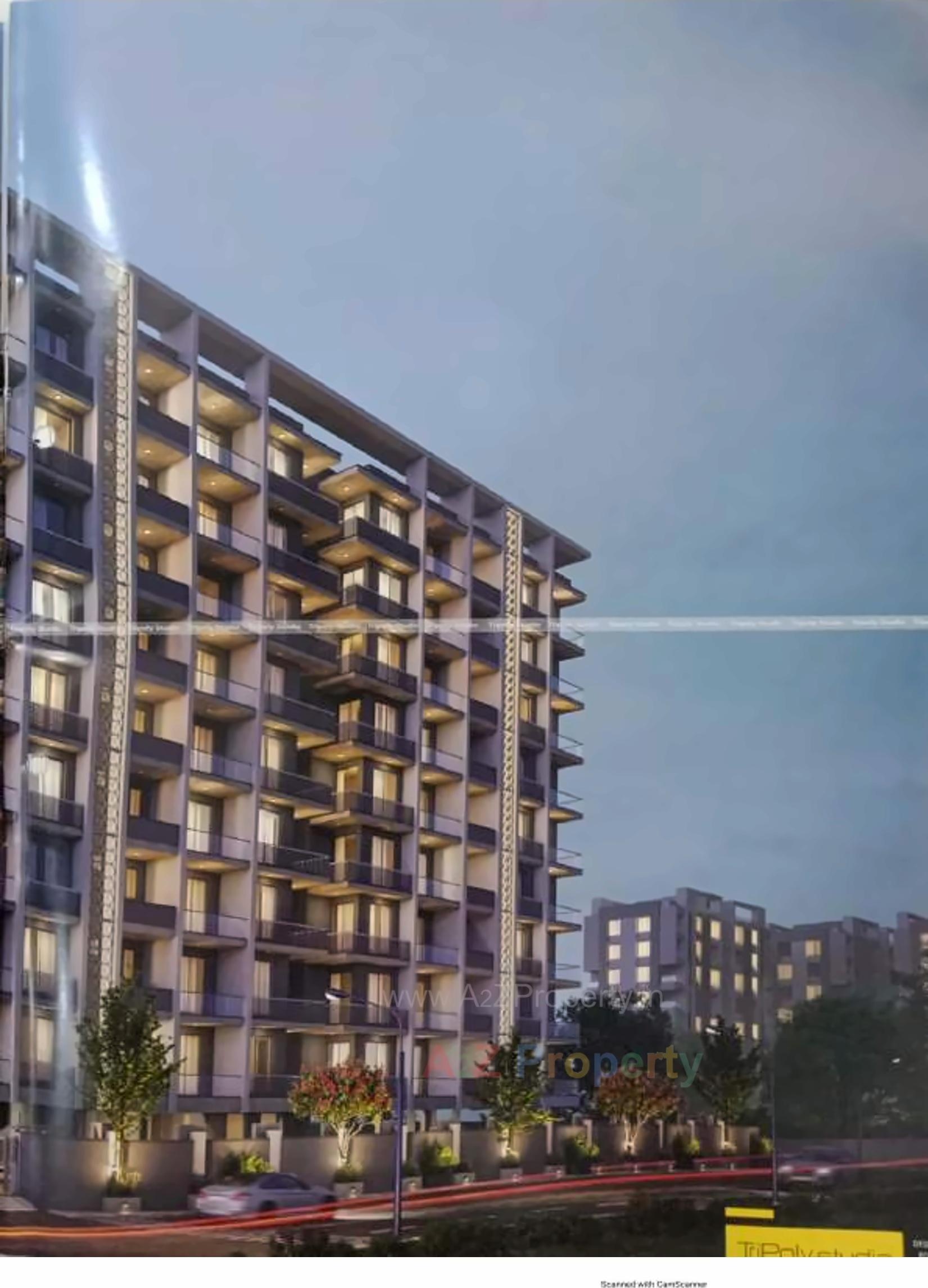 3D Elevation of real estate project Silicon Valley located at Nanamava, Rajkot, Gujarat