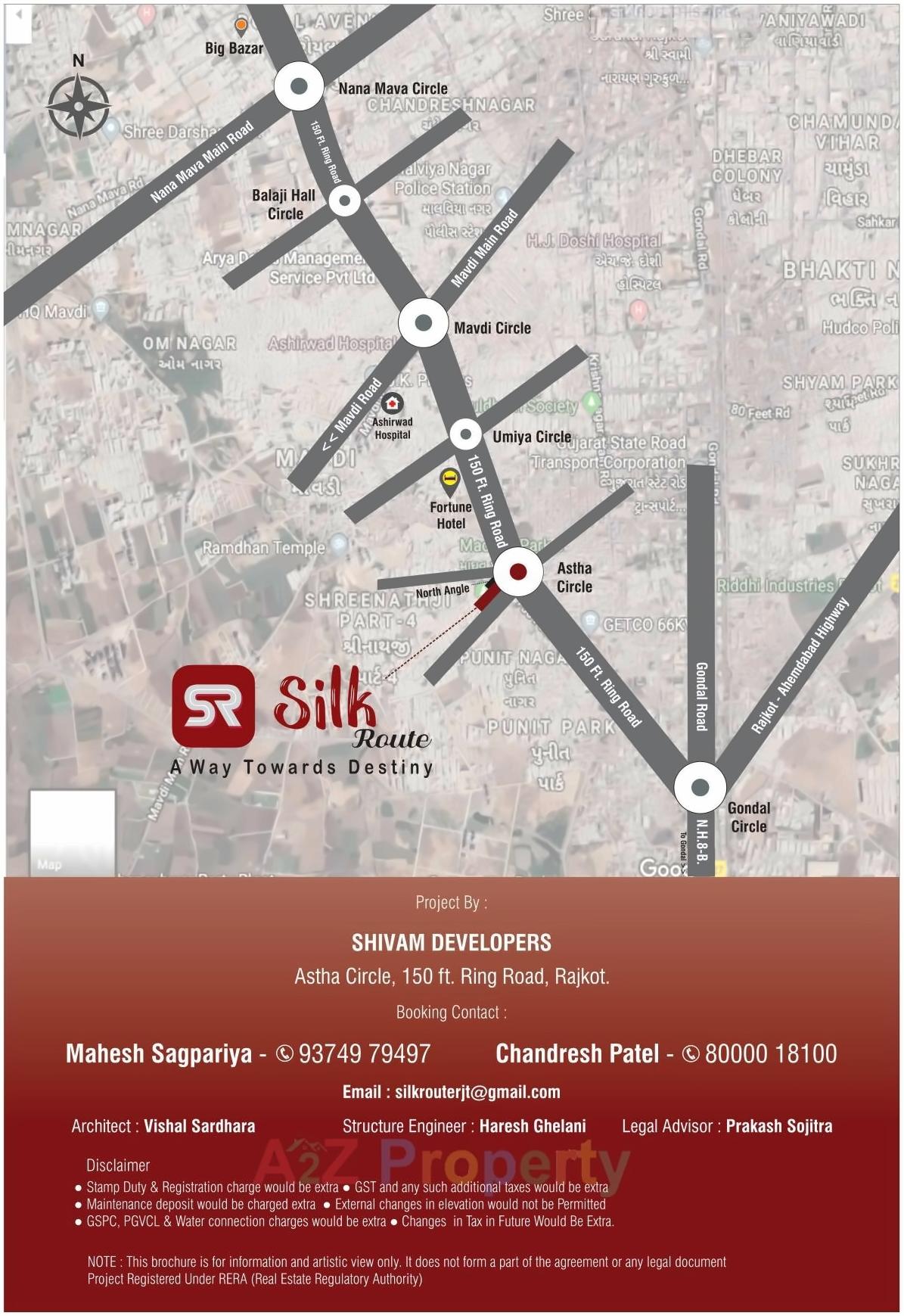  of real estate project Silk Route located at Mavdi, Rajkot, Gujarat