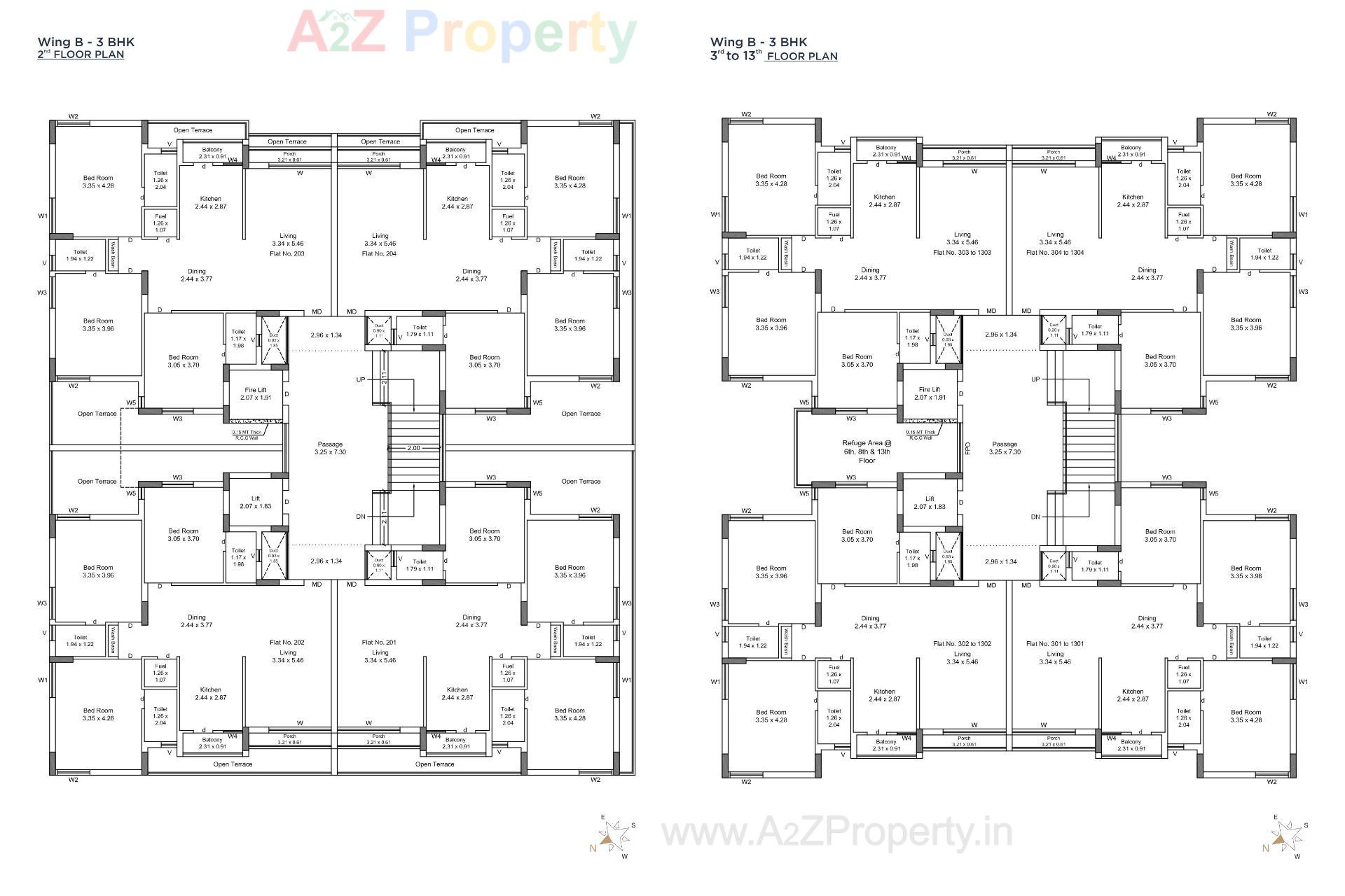 Layout of real estate project Silver Avenue located at Mavdi, Rajkot, Gujarat