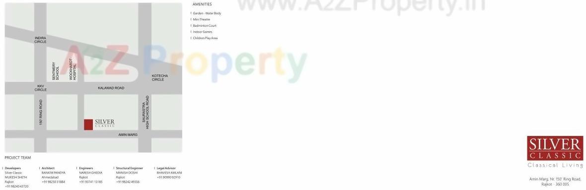  of real estate project Silver Classic located at Nanamava, Rajkot, Gujarat