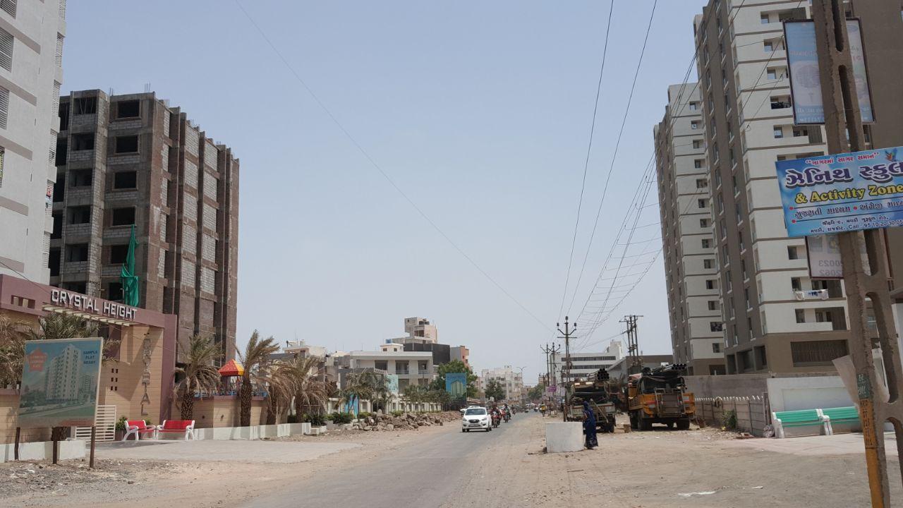 13536_const of real estate project Silver Hills located at Mavdi, Rajkot, Gujarat