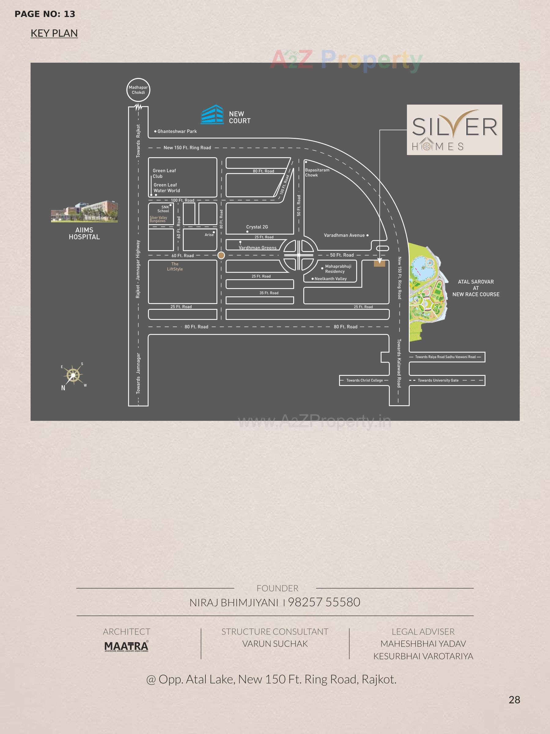  of real estate project Silver Homes located at Vajdi, Rajkot, Gujarat