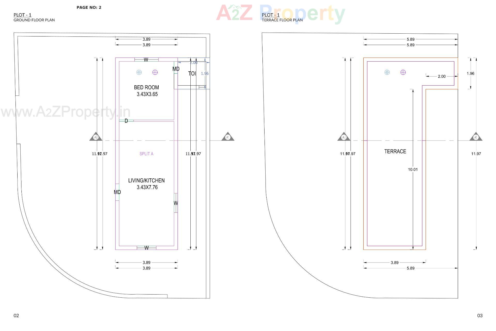Layout of real estate project Silver Homes located at Vajdi, Rajkot, Gujarat
