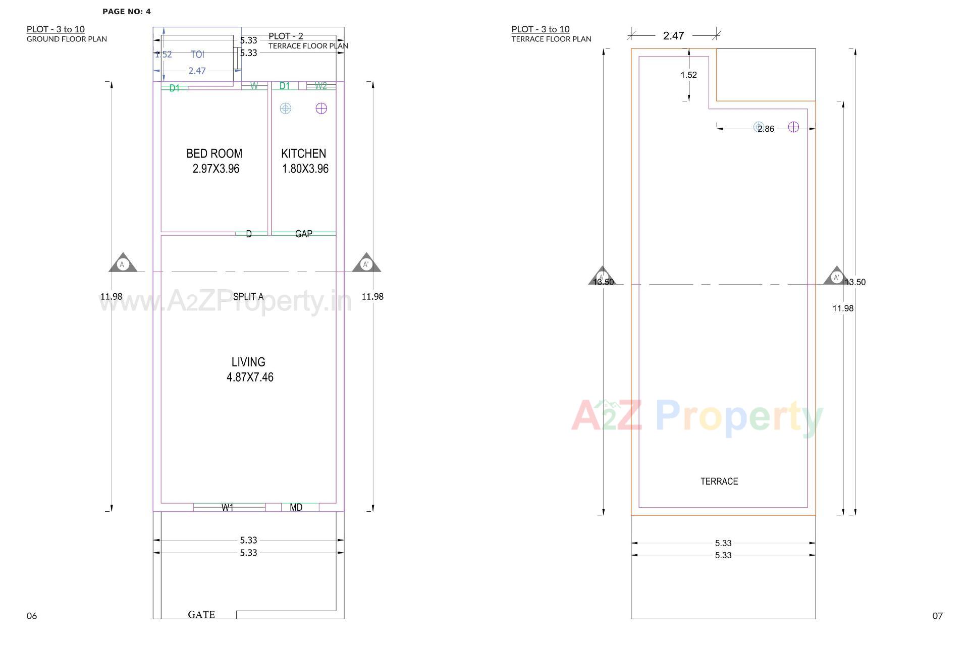  of real estate project Silver Homes located at Vajdi, Rajkot, Gujarat