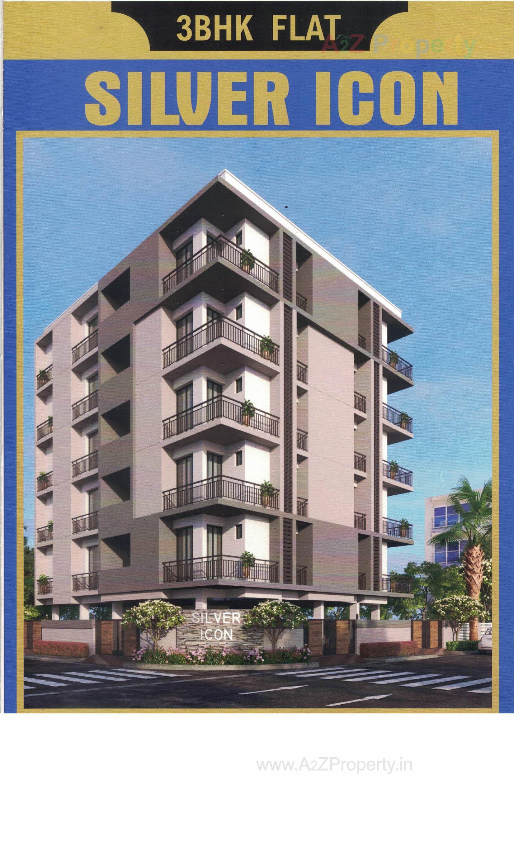 3D Elevation of real estate project Silver Icon located at Rajkot, Rajkot, Gujarat