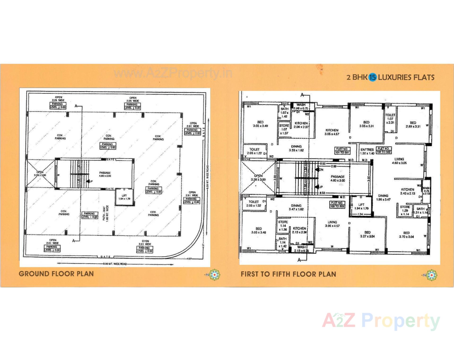 Layout of real estate project Silver Palace located at Vavdi, Rajkot, Gujarat