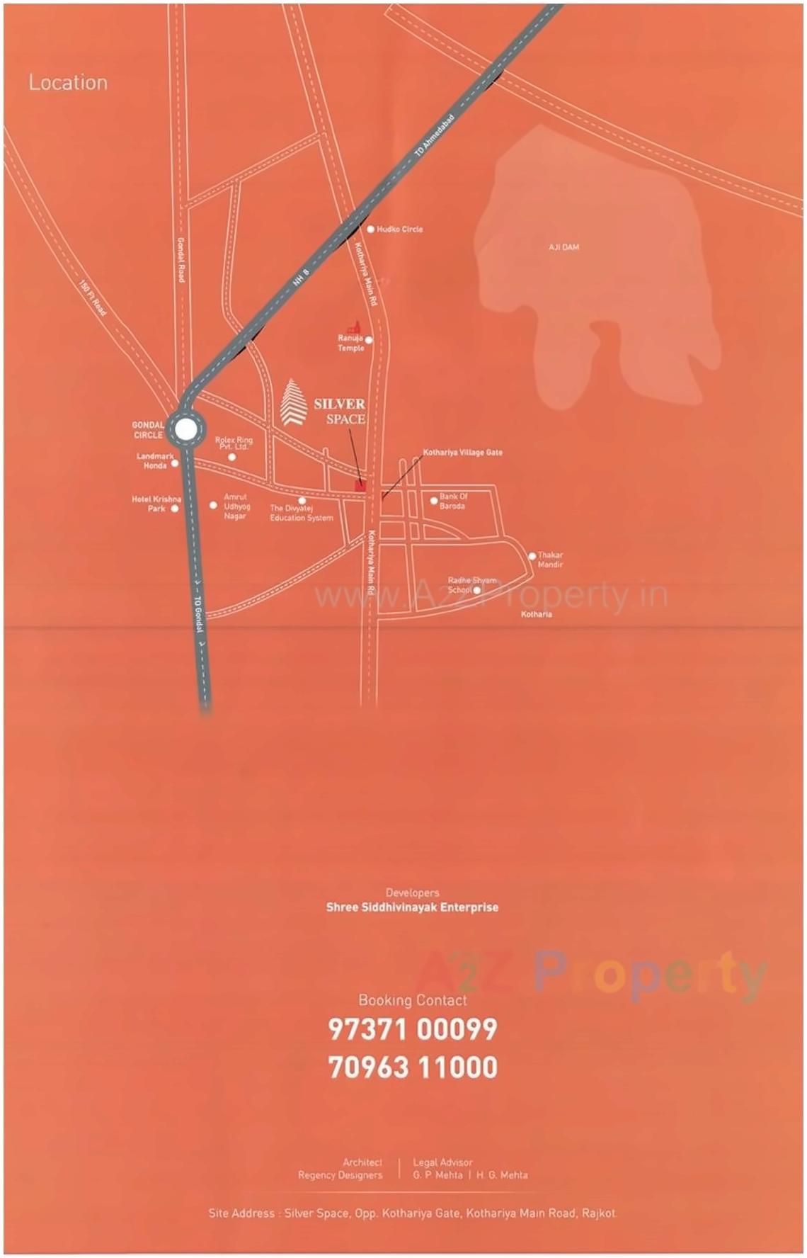  of real estate project Silver Space located at Kotharia, Rajkot, Gujarat