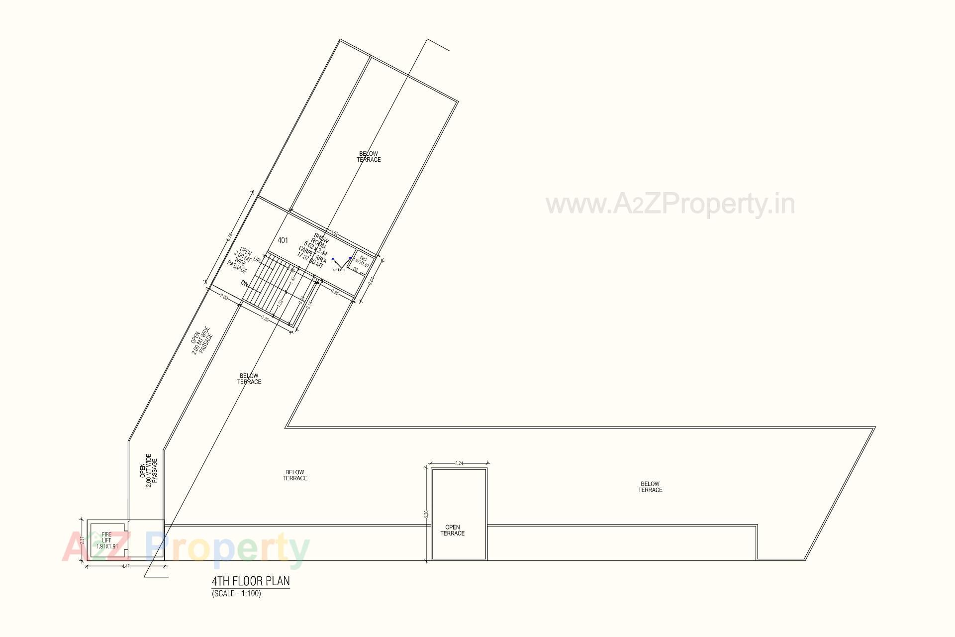 Layout of real estate project Silver Square located at Rajkot, Rajkot, Gujarat